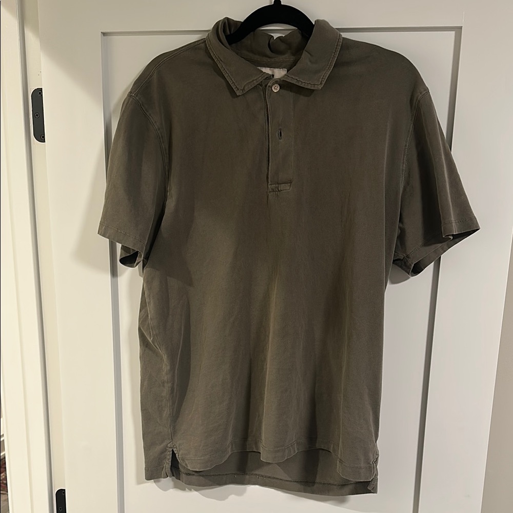 Buck Mason Men's Classic Polo Shirt - Olive Green